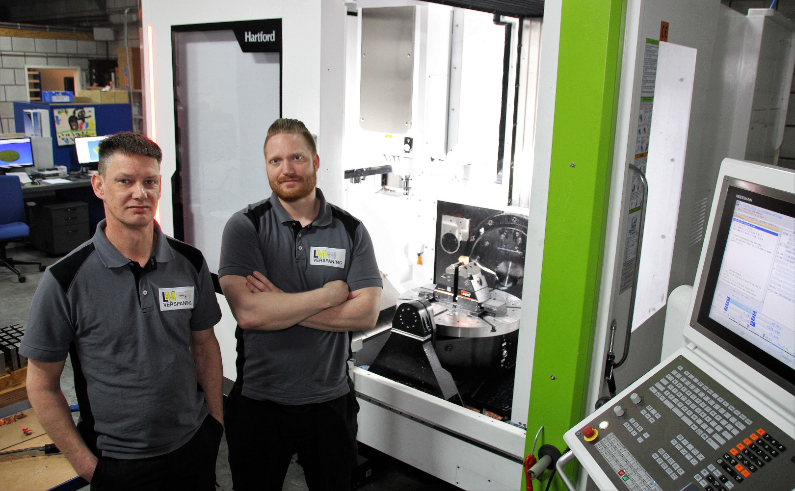 Antoon en Dennis bij de Hartford